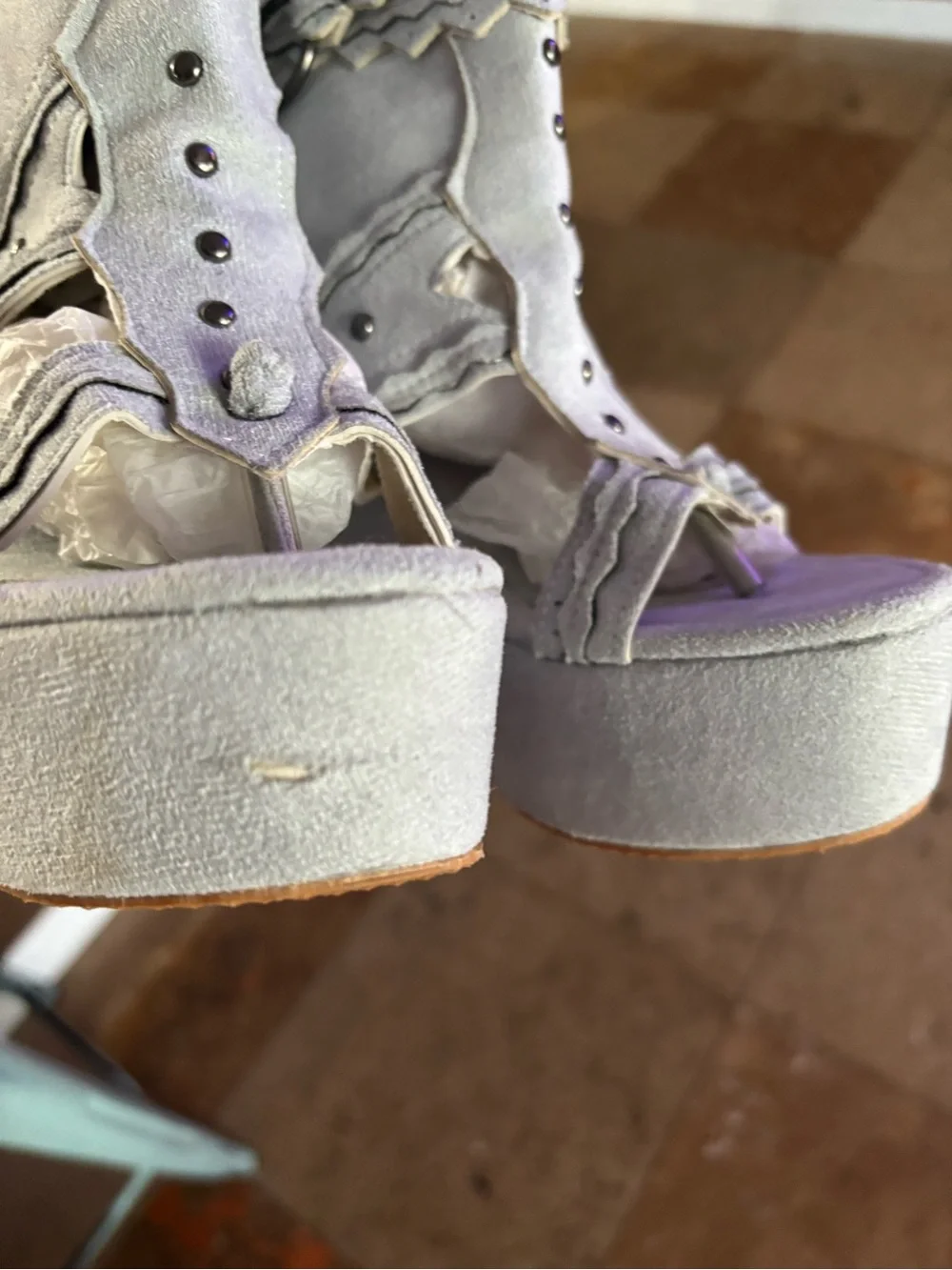 sandal wedges el vaquero inspired boho free people platform goddess 38